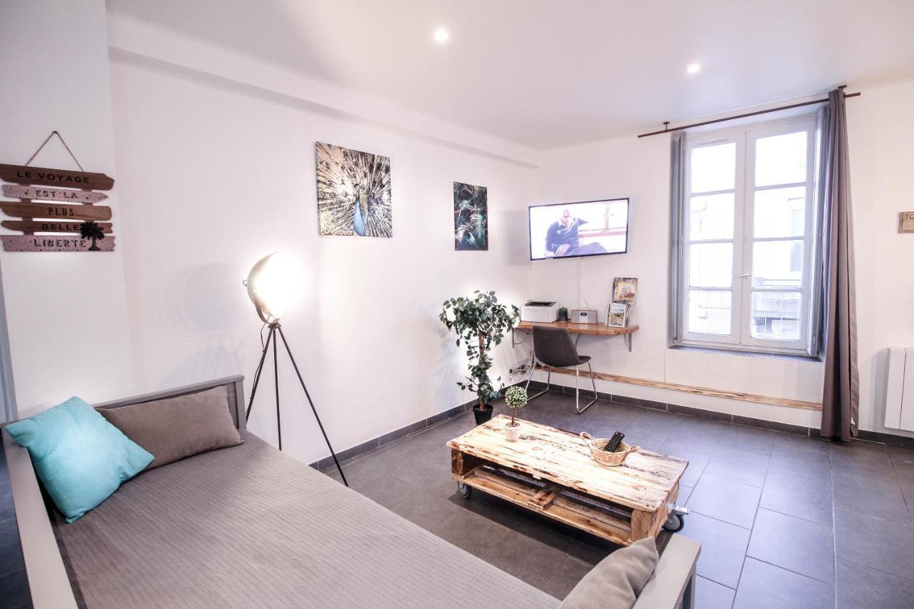 Appartement Calme Et Spacieux, Cite Et Ville A Pied, Wifi, 2 Chambres, 3 Lits Carcassonne Exteriör bild